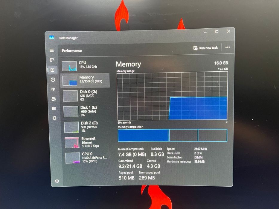 PC gaming + mouse + tastatura
