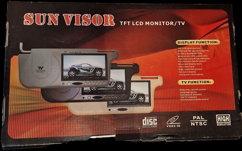 TV козырёк автомобильный