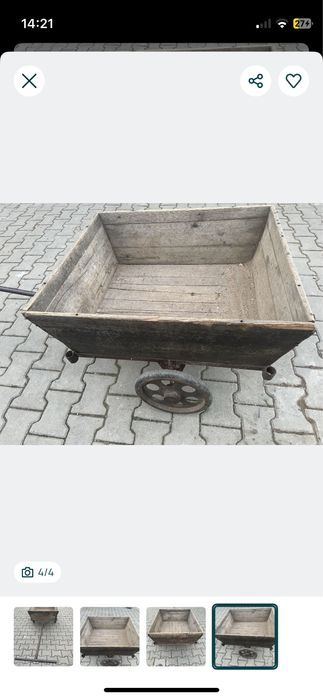 Carut din fier pentru gradina