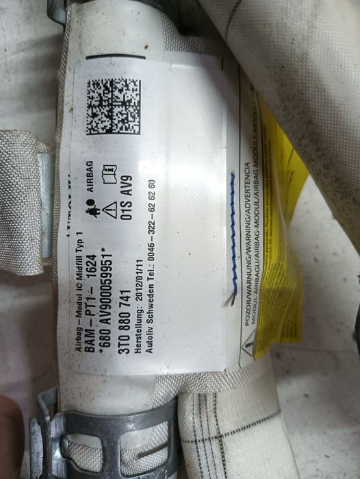 Airbag Cortina Stanga Skoda Superb Iii Estate 3T5 2009 - 2015 Tdi Cbbb