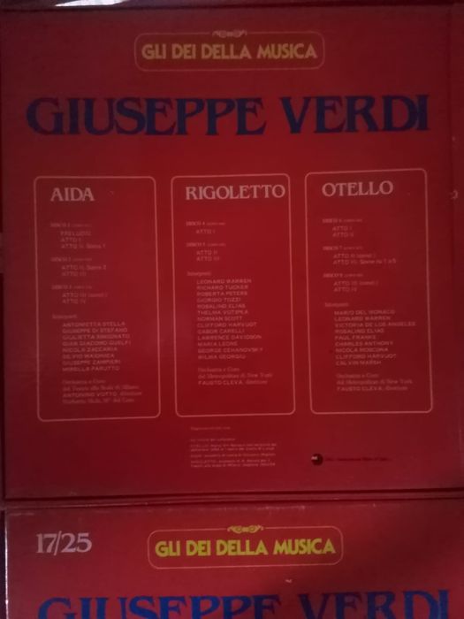 Colecție viniluri Giuseppe Verdi