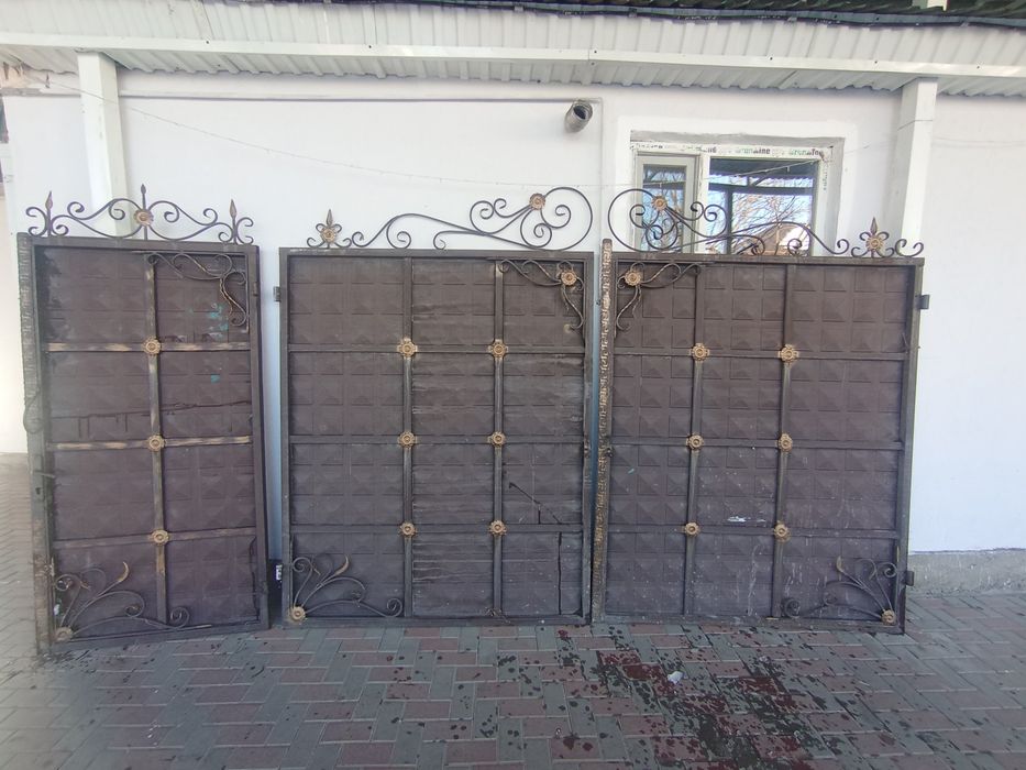 Ворота и калитка. Без стойки