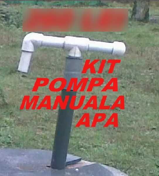 Pompa manuala apa fantana gradina din pvc