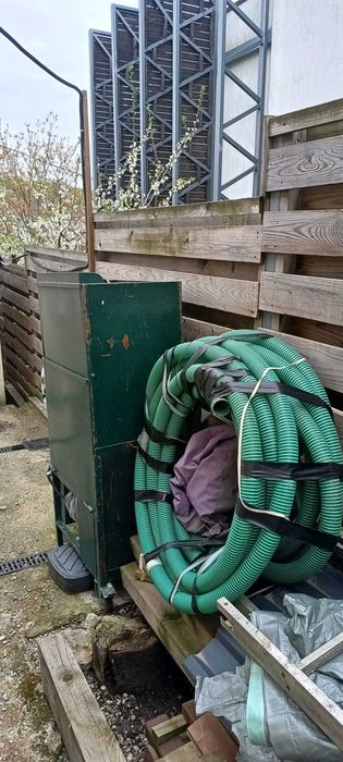 Utilaj de injectat fibra de celuloza. Stare perfecta de functionare.