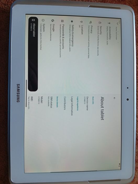Tableta Samsung Galaxy note 10.1