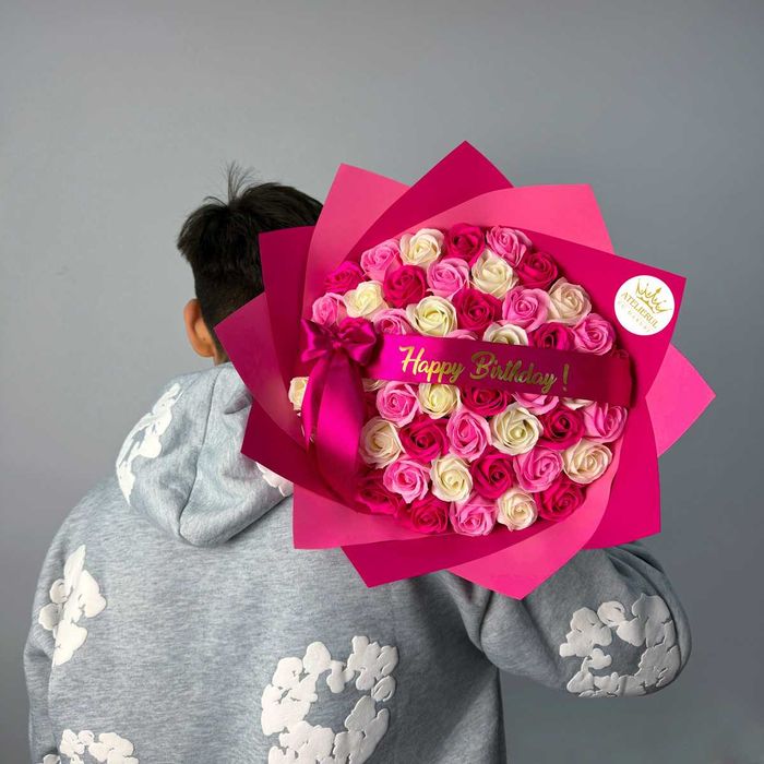 Buchete trandafiri din sapun | Pret Mic | Livrare oriunde