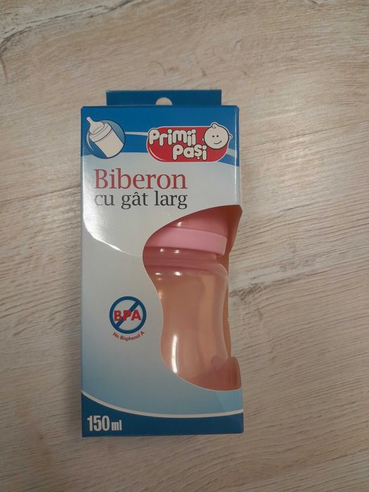 Biberon gat larg +0 luni, 150 ml ( Nou/Sigilat )