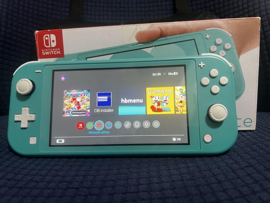 Nintendo switch lite прошитый на ultra 256гб