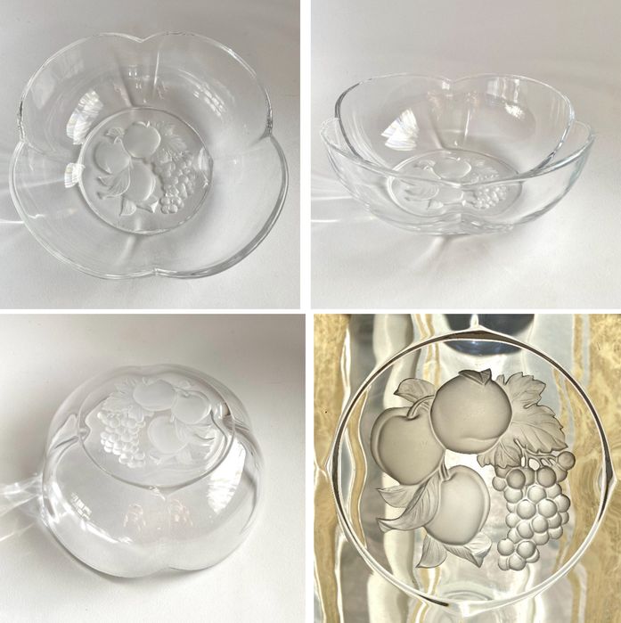 Салатник фрукты на дне