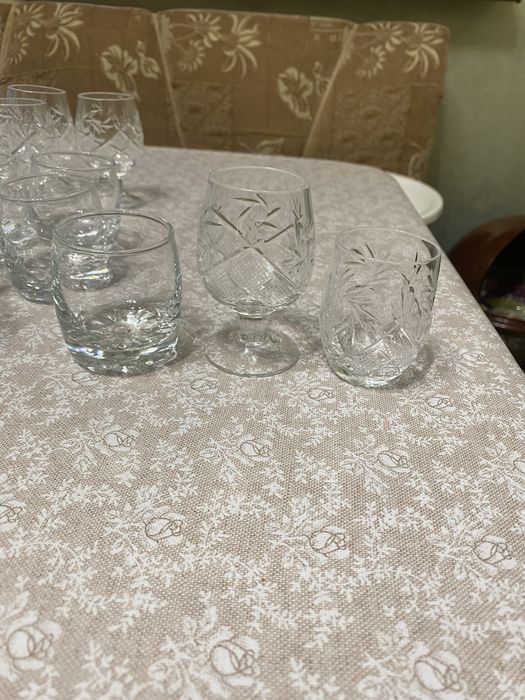 Стаканы, рюмки,вазочки