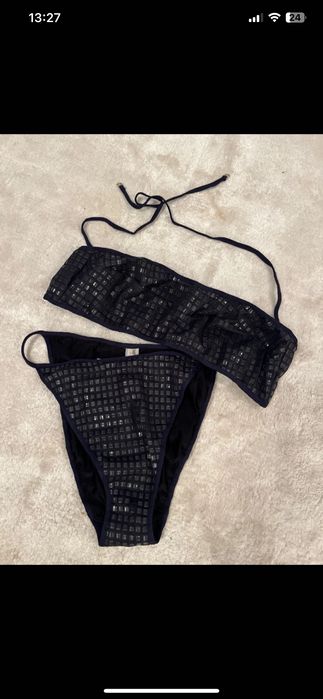 Emporio Armani Бански Размер S-M тъмно син цвят