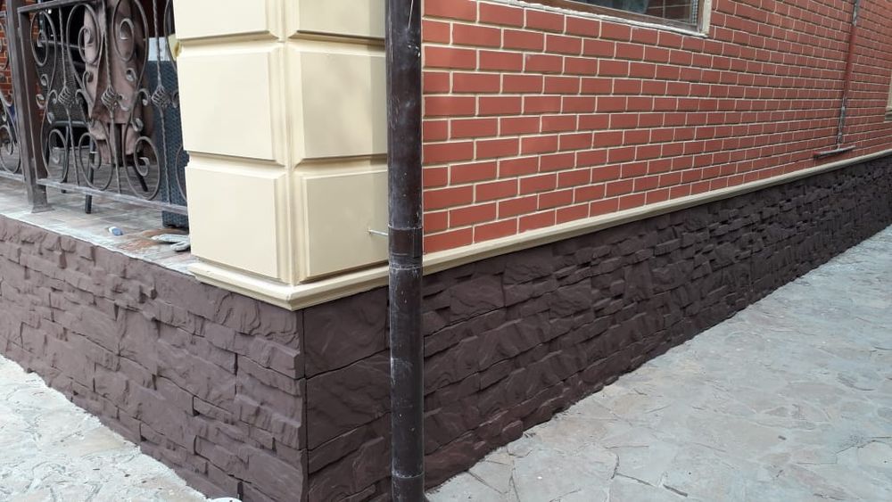 Облицовачный материал цокольная плитка (гудзон)