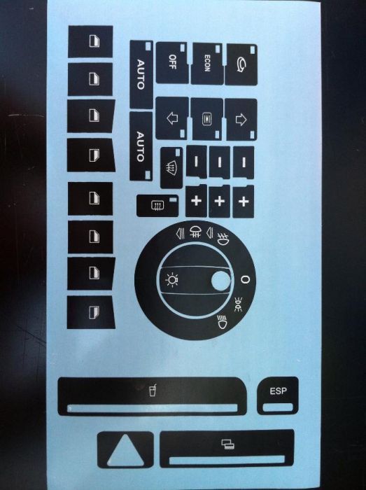 Нов модел Лепенки за ремонт на изтъркани копчета за Ауди