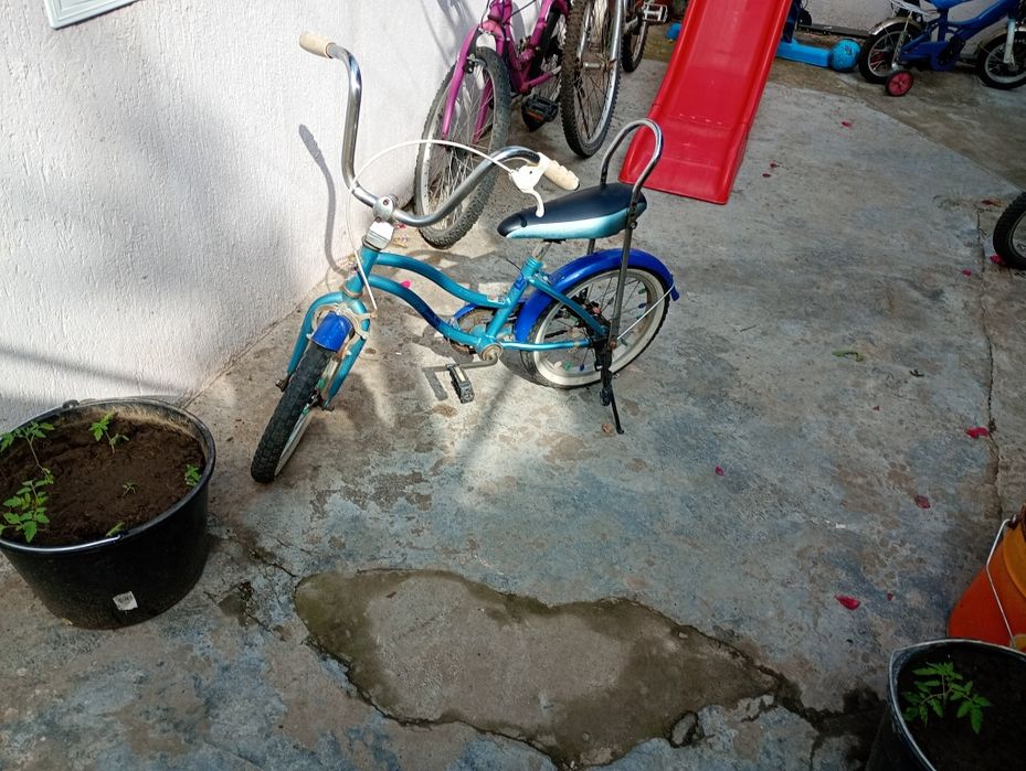 Bicicleta pegas 16 inch cu roți ajutătoare separat