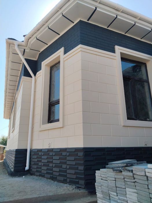 Травертин. Термопанели. Фасадный Декор. Жидкий травертин