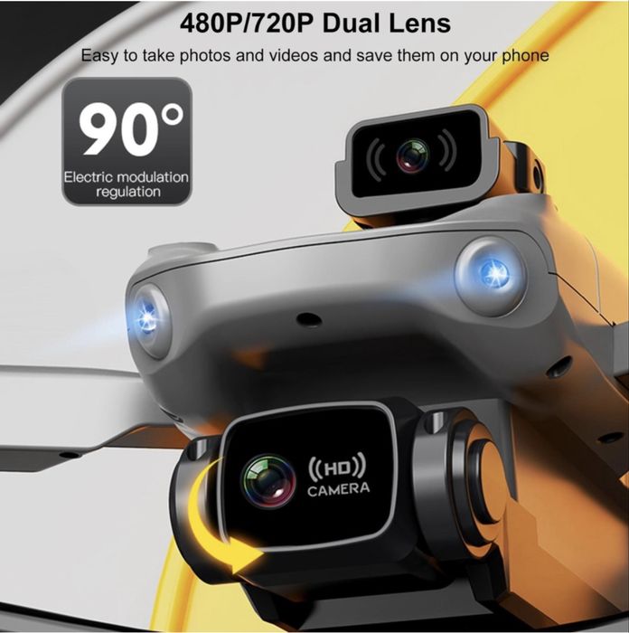 Drona profesionala 4K K998 GPS H6 FPV, HD,evita obstacole,5G,3 baterii