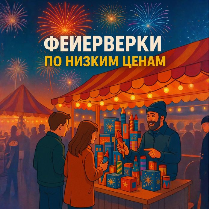 Фейерверки с установкой и выездом специалиста