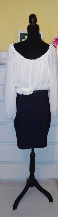 Fusta office conica cu buzunare TRANSPORT GRATUIT