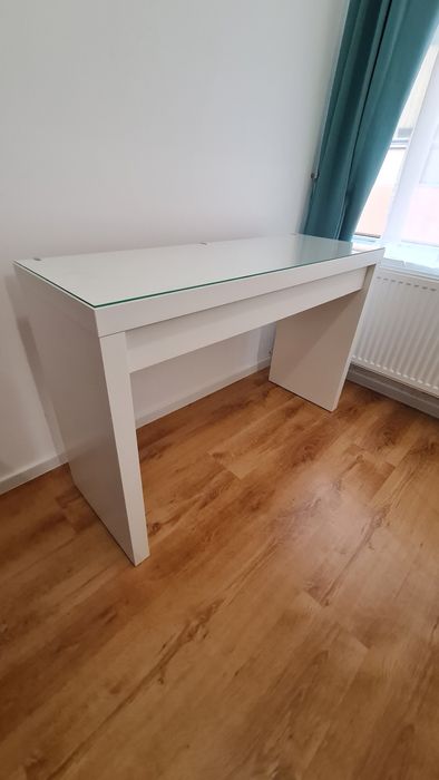 Birou masa machiaj MALM alb