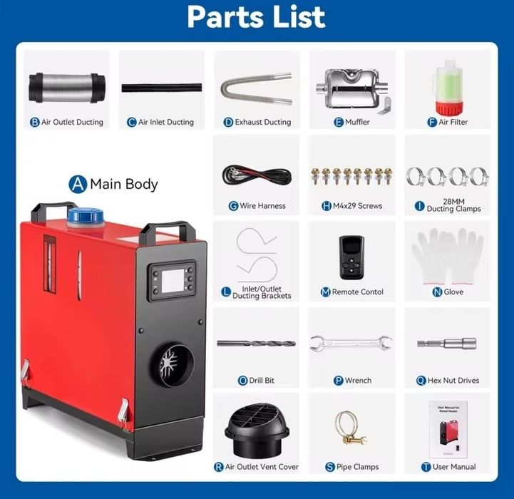 Sirocou / Webasto / Încălzitor pe motorină 5KW