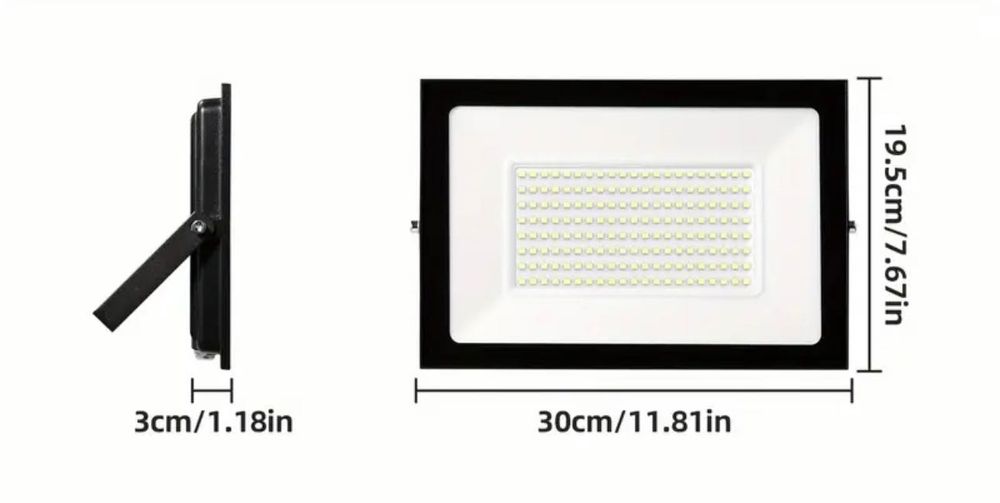 Proiector led 150w nou 4 bucati bec lumina rece