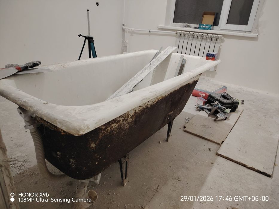 Чугунный ванна срочна