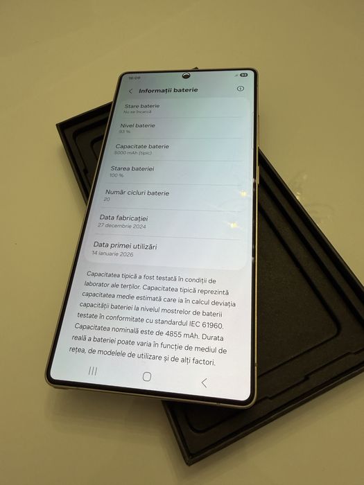 Samsung S25 Ultra / 512 GB 12 RAM / 20 Cicluri Incarcare / Garantie