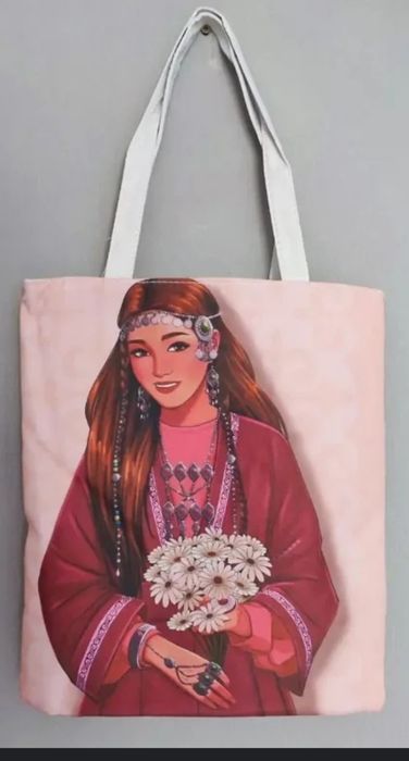 Сумка-шоппер в казахском стиле
