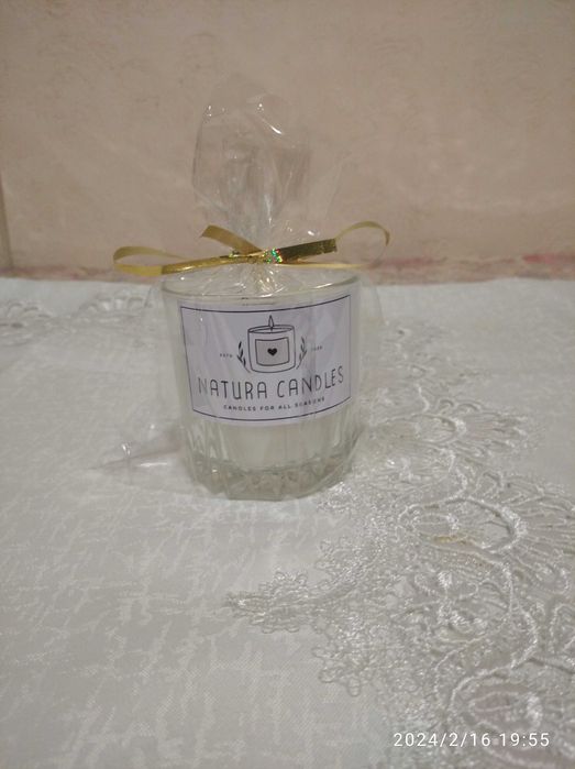 Аромасвечи из натурального кокосового воска