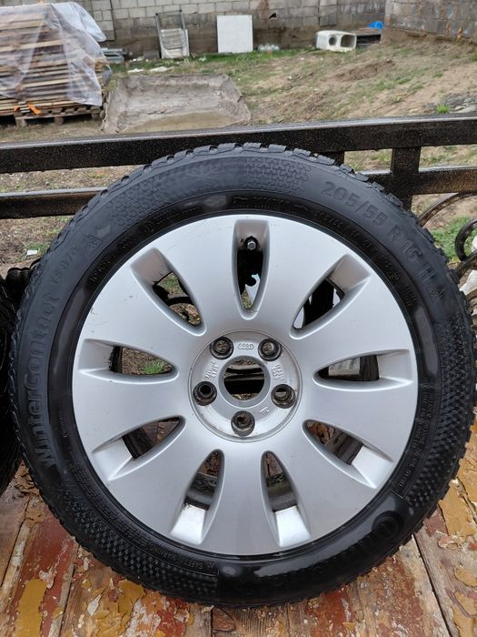 Диски с шинами R16  Continental Winter contact