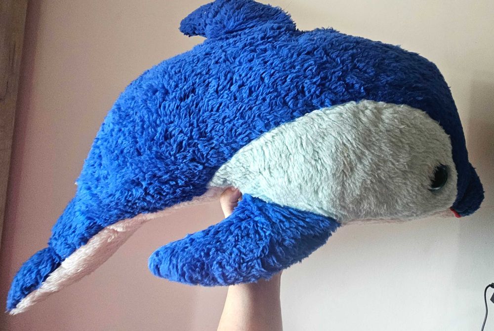 Голям плюшен делфин