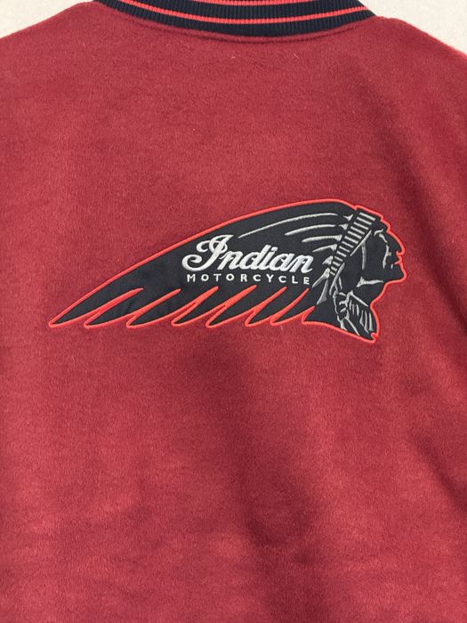 Яке BOMBER INDIAN 125th Varsity Jacket Red