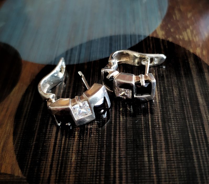 Дамски сребърни и златисти обеци обици различни модели