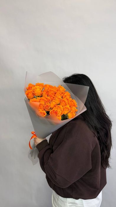 Красивые букеты в продаже.