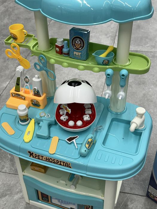 Игровой набор стоматолога для детей, 43 предмета 90x50см