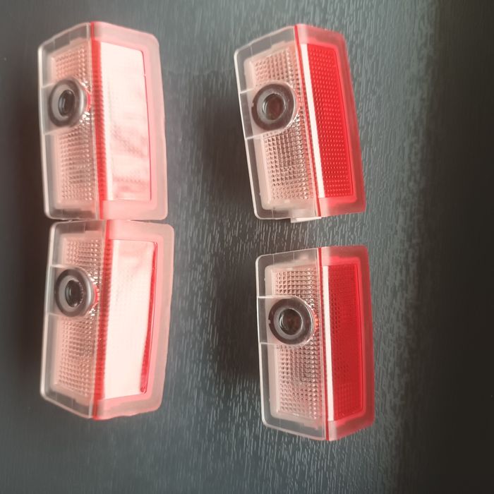 Set 4 lampi led cu proiector logo  - Mercedes