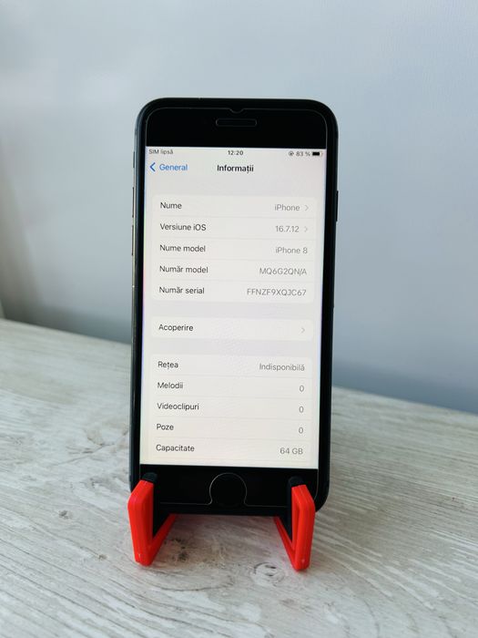 Iphone 8 Space Gray 64GB 83% Impecabil