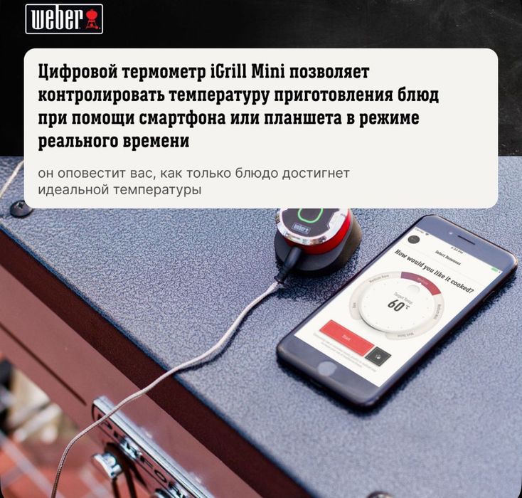 Цифровой Термометр Weber igrill mini для гриля