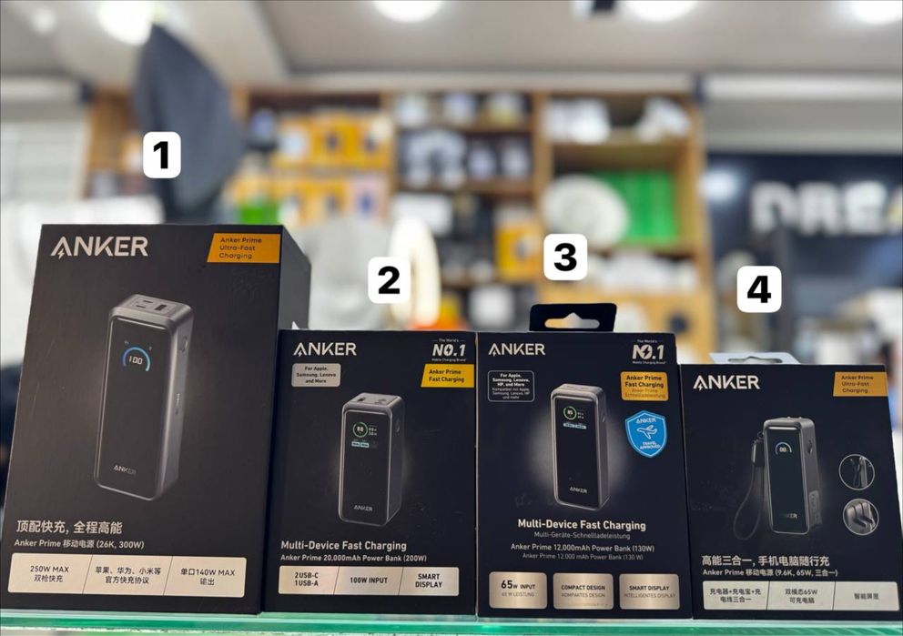 Новый. Anker powerbank. 300w. Anker 200 w. Anker 130 w. Anker 65w