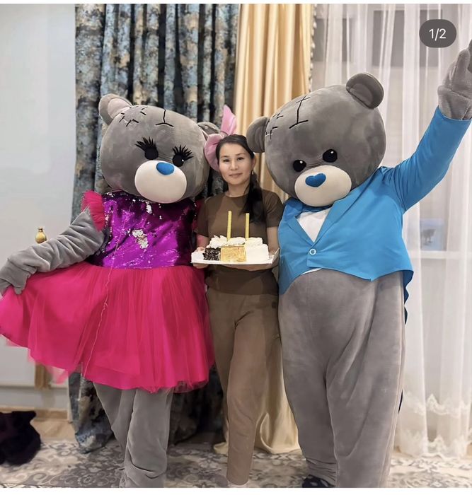 Белая мишка, Тедди мишка