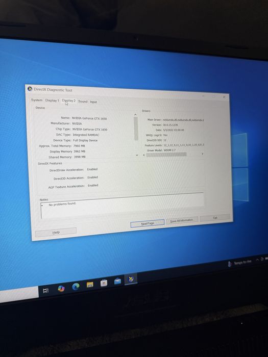 Laptop gaming Asus Tuf FX505DT, Gtx 1650, 8 gb ram