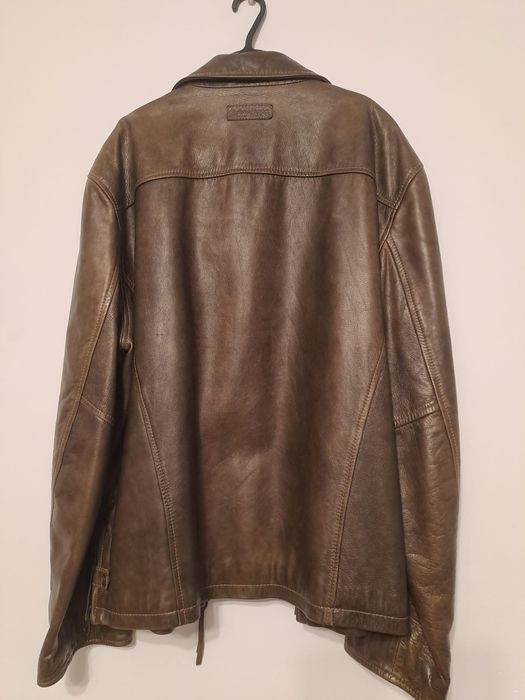 Geaca piele Marlboro Classis, masura XL