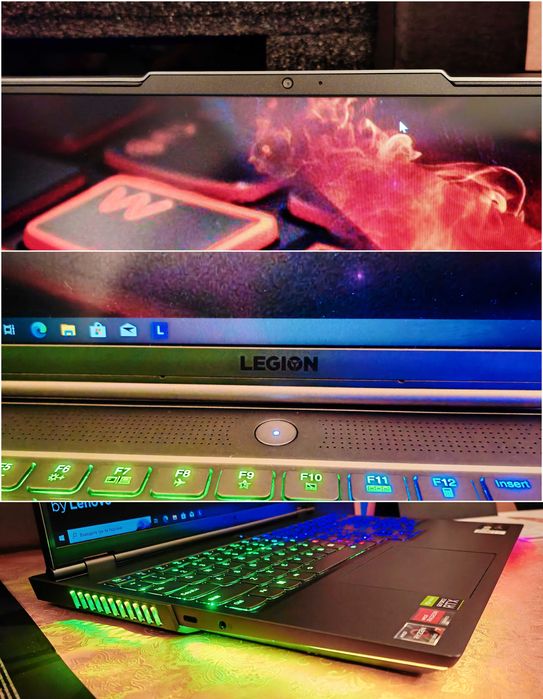 NVIDIA GeForce RTX 3080 16GB GDDR6/Intel Core i7-11800H/16GB RAM/1TB SSD/16-инчов 2560x1600 WQXGA 165Hz IPS матов/Lenovo Legion 7