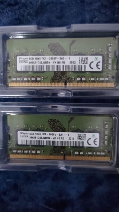 озу 16 гб 2 по 8гб  2666v