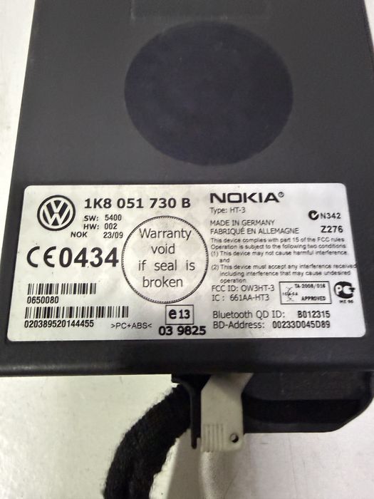 Modul bluetooth 1K8 051 730 B telefon maini libere VW Passat B7 Golf 6