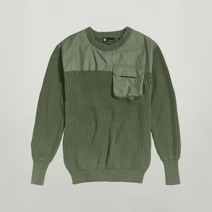 Оригинален пуловер G-Star Raw Army S XXL нов мъжки суичър карго блуза