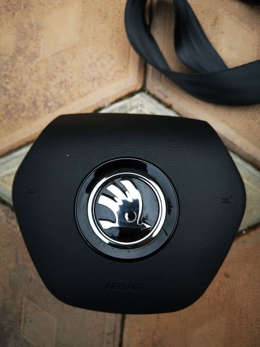 Kit airbag plansa bord centuri volan pasager skoda karoq