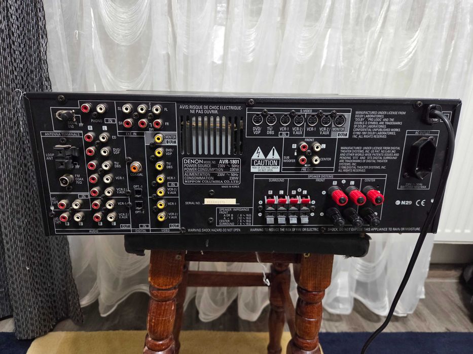 Amplificator Audio Denon AVR-1801 Statie Audio Amplituner Audio