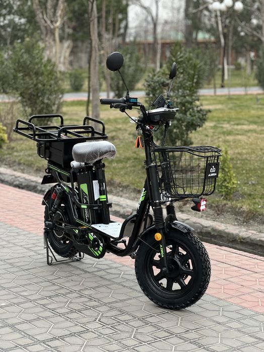 100km bitta akumlyator bilan monster skuter!!!