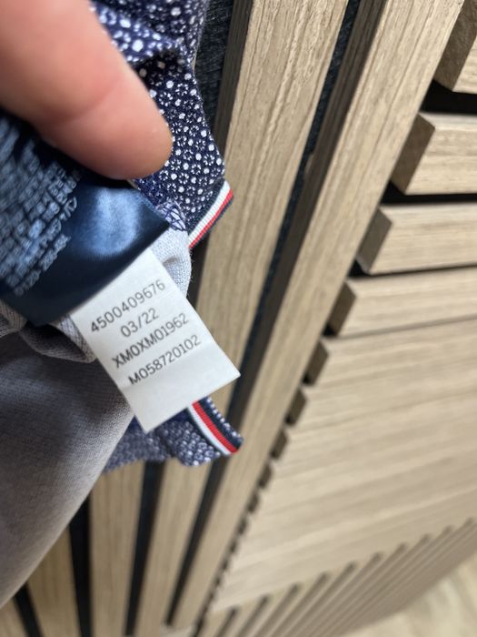 Tommy Hilfiger : Micro Print Polo Shirt - M/L Оригинал